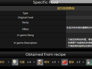 原神蛋包饭圆舞曲，高效管理与利用配方全攻略